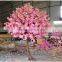 SJ1501038 Make artificial wedding cherry blossom tree silk