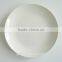 Customized white porcelain dinner plates