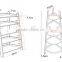 5 Tier Corner Display Wood Leaning shelf storage Rack colorful shelving rack home furniture corner shelf