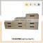 Modern furniture rectangle wooden drawer with silk screen printed logo