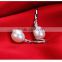 wholesale 10-11 mm white freshwater pearl necklace and earring sets