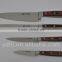 forged wood handle kitchen knife set