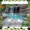 Hot sale FRP reinforced concrete Artificial Large outdoor hot spring Waterfall rockies fountain