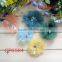 8.5CM Pearl chiffon fabric flowers trim with ribbon