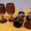 First quality wooden goblet/tall wooden cup, palisander,15cmH*6cm MAX DIAM