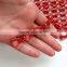 Shiny 12mm red color decorative aluminum link chain for flower basket
