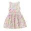 Princess Party Dresses For Girls Wedding Dresses Floral Print Kids Prom Dresses Summer 2017
