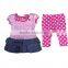 GZY bulk cheap baby girl boutique clothing set girls new design stock kid dress