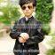 2016 Wholease Baby Boys PU Genuine Leather Winter Jacket