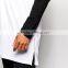 Mens Raglan T shirt Super Longline Sleeve Zipper T shirt