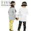 Panda Pattern Boys And Girls Kids Pajamas Sets With Match Blinder
