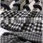 custom school girls pleated tartan skirts ladies black white plaid skirt