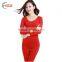 Hsz-TU002 Winter Thermal Underwear Women Seamless Underwears Sets Ultrathin Hot Sale Thermal Comfortable Sexy Underwear