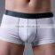 Hot Sale 93% Cotton and 3% Spandex 4 Colors For Choice Men's Cotton Boxer Shorts Underwear