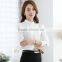 Custom Womens Chantity Nice Design Fashionable Ladies Formal Tops and Blouses Models for Summer