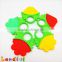 Food Grade Delicious Fruit Feeding Silicone Finger Teether Baby Pacifier Ring