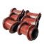 Steel plastic ore concentrate pipe fittings