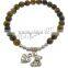 china cheap tiger eye charm bracelet