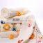 100% cotton printed baby bath towel, hight quality reactive printed gauze towels baby swaddle , china supplier