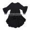 Baby girls comfort colors t-shirts irregular ruffle kids tshirts M6100301