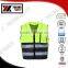 Security Roadway Yellow 3M Reflective Safety Cheap High Vis Vests for Cleaner