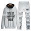 Men's Sports Running Sublimation Track Suit Hooded Sweatshirt Casual Pullover Hoodie+Pants