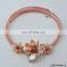 Beaded Choker Necklace with Flower