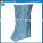 Sky Blue Color Snowman Embroidery Christmas Stocking