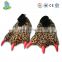 Factory price personality animal paw soft indoor slippers