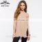 2017 New Design Women Elegant Turtleneck Chiffon Blouse Sleeveless Shirt