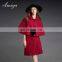 purple cape sleeve wool worsted winter coat two piece set coat wholesale oem odm