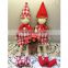 Pretty Handmade Rag Cloth Christmas Elf Doll Toy Custom Cute Red Stuffed Soft Toy Plush Doll