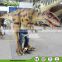 life-size robotic dinosaur costume