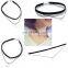 double layer velvet belt necklace fashion trangle necklace beautiful necklace