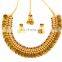 South Indian Laxmi Coin bridal jewelry-One Gram Gold Plated Jewellery