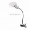 90MM LED Magnifier with Clip Flexible Magnifying Lamp