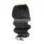 FAST SHIPPIING 100% Brazilian Human Virgin 9A Hair Free Part LACE CLOSURE in Body Wave Cuticle Aligned Hair