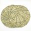 Home deco natural round seagrass  handmade kitchen placemats