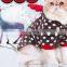 wholesale dog Pet cat Xmas elk Winter point plush Clothes hoodie sport Overcoat