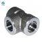 3000LB Forged Steel Pipe Fitting/ ASME B16.11 Scoket Equal Tee