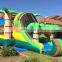 Tropical Bounce House Inflatable Bouncy Castle Jumping Bouncer With Slide