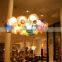 Modern Colorful Glass Bubble Ball Decorative Indoor Pendant Light