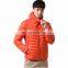 RDS Certified Shiny Light Weight Men's Nylon Goose Duck Down Filled Puffer  Ultralight Jacket with Hood