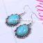 wholesale fashion vintage resin acrylic kallatie ellipse chinese george michael cross earring/custom printed earring cards