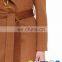 European Style Fashion Design Solid Color Women Long Cardigan Coat