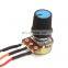 12V 24V 20A Max PWM DC Motor Stepless Variable Speed Controller 25kHz Switch, Stepless Variable Speed Controller