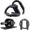 Indoor Adult Fitness Abdominal Core Muscle Training Ab Roller Set Pvc Jump Rope Push Up Stand With Knee Pads