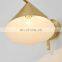 Nordic Copper Brass Pendant Light Lamp Led Golden Modern Wall Light Bedroom Dinning Bar Led Light