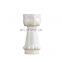 Modern creative pure white home decor european ceramic flower vase with 3D face