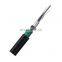 Double armored plastic optical fiber gyta53 steel wire communication fiber optic cable price per meter